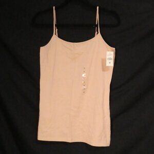 ANN TAYLOR LOFT Essential Cami Tank Top - Neutral Beige - Size Medium